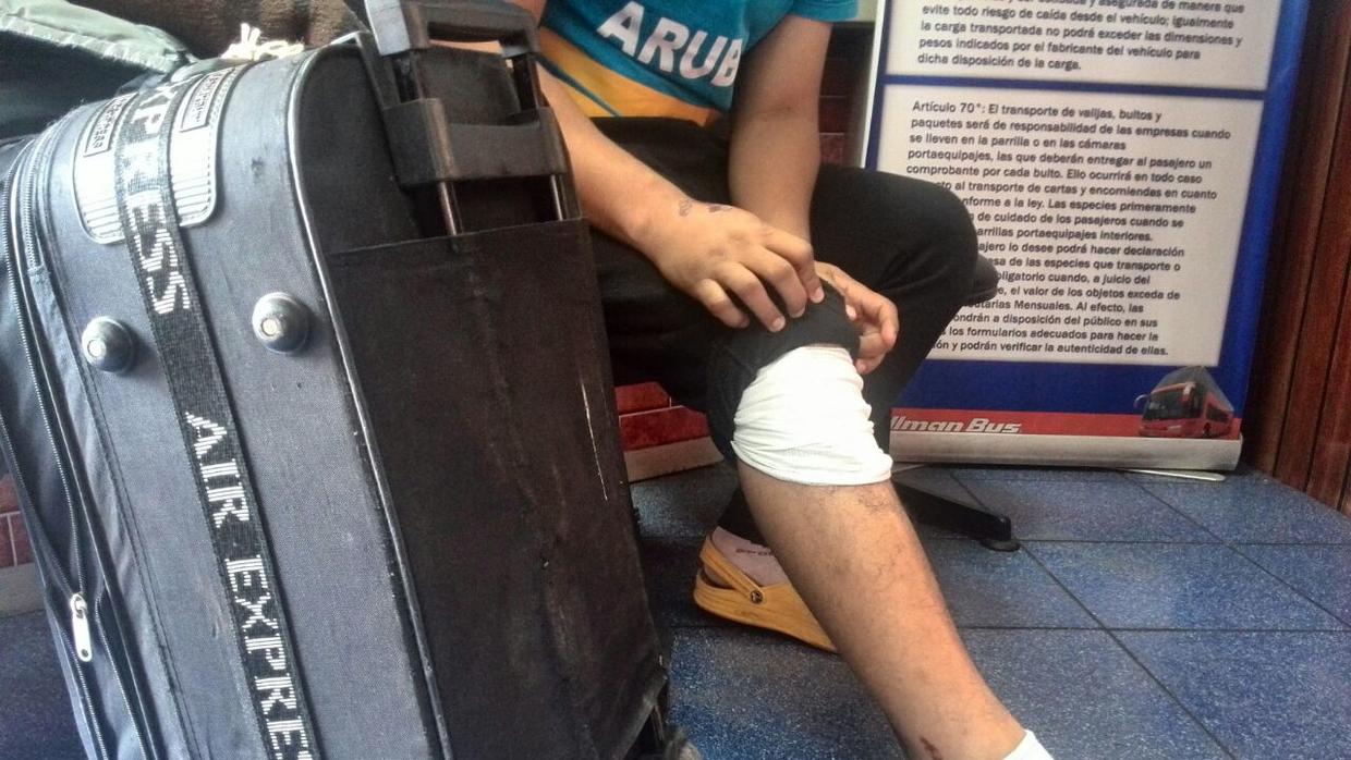 De los más de 30 heridos, 11 eran los emigrantes que llevaban nueve días de viaje