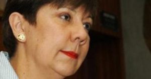 La rectora García Arocha