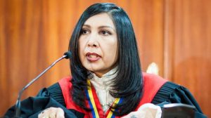 Gladys Gutiérrez, presidenta de la Sala Constitucional y del TSJ / Foto EFE