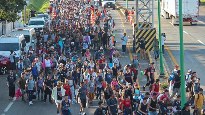 Segunda caravana con m s de 1.200 inmigrantes de Tapachula